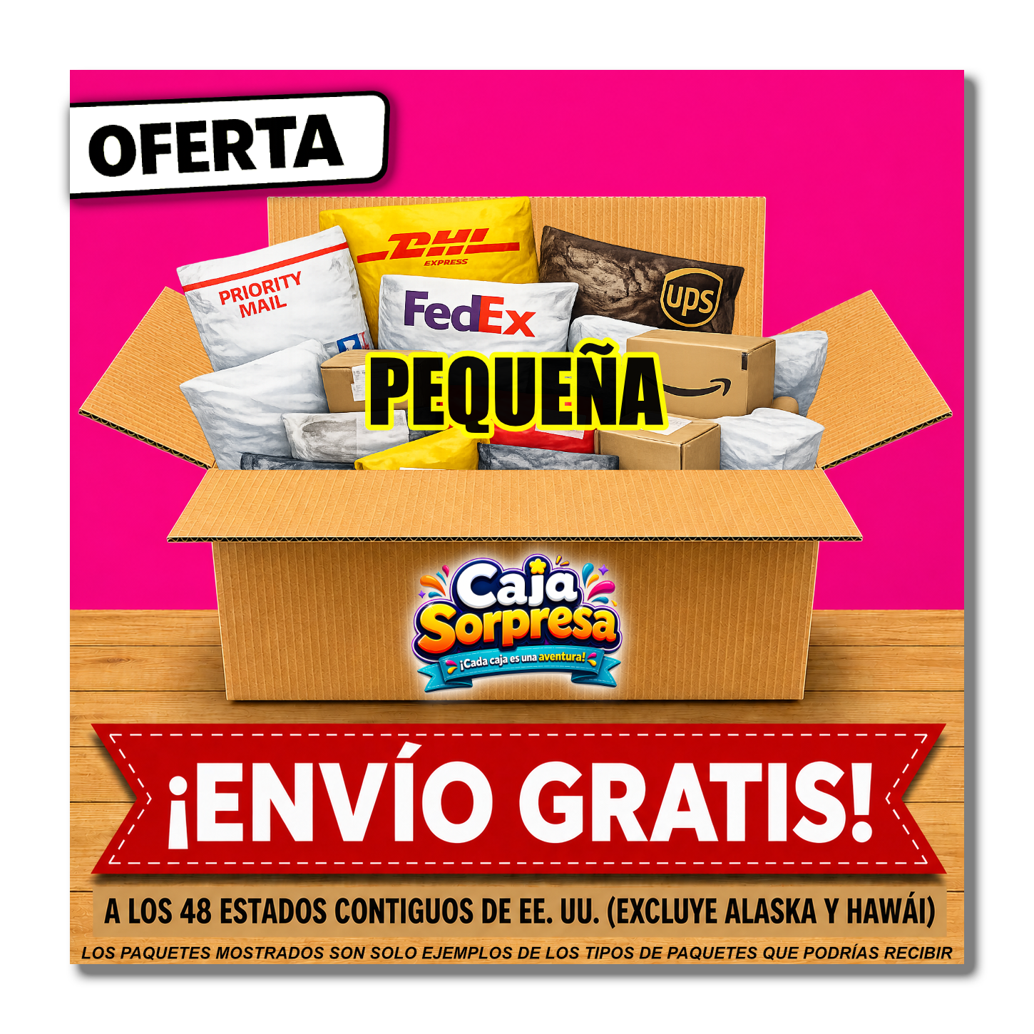 Caja Sorpresa Preempacada – PEQUEÑA