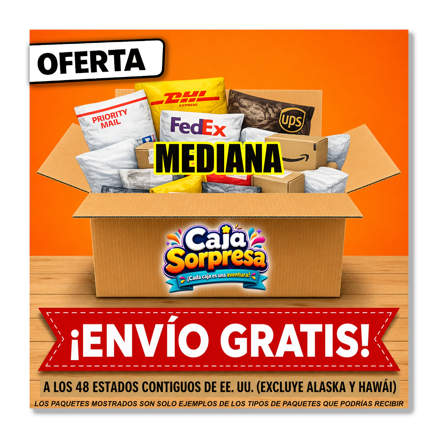 Caja Sorpresa Preempacada – MEDIANA